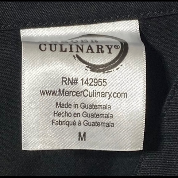 SIZE MEDIUM MERCER CULINARY UNISEX CHEF SHIRT, CHEF PROFESSIONAL KITCHEN WEAR - Picture 4 of 5